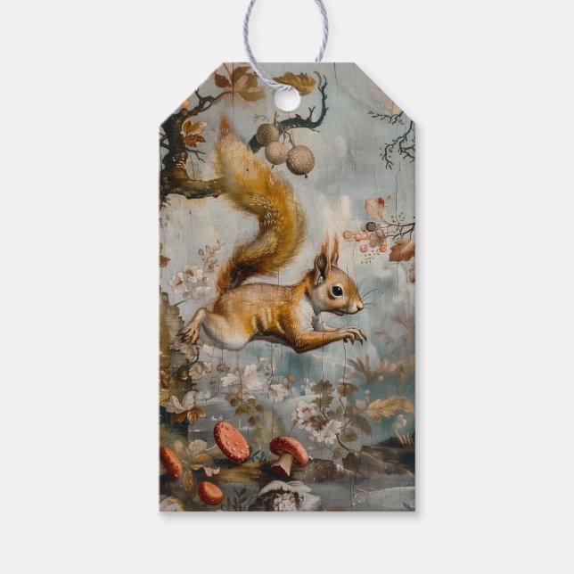 Squirrel - Gift Märkre Presentetikett (Framsidan)