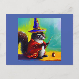 Squirrel-guiden Vykort