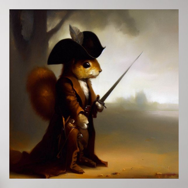 Squirrel Highwayman Poster (Framsidan)