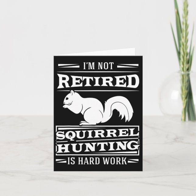 Squirrel Hunter Marrmots Rifle Hunting Chipmunks G Kort (Framsida)