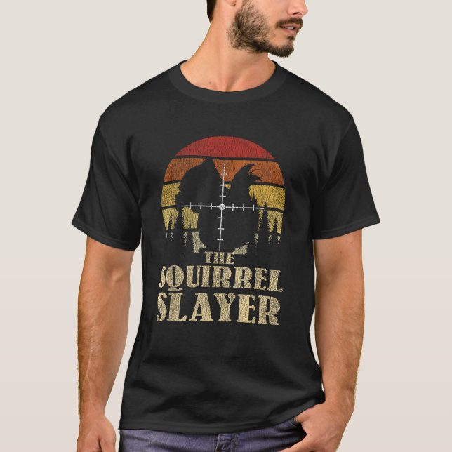 Squirrel Hunting Gift Forest Animal Squirrel T Shirt (Framsida)