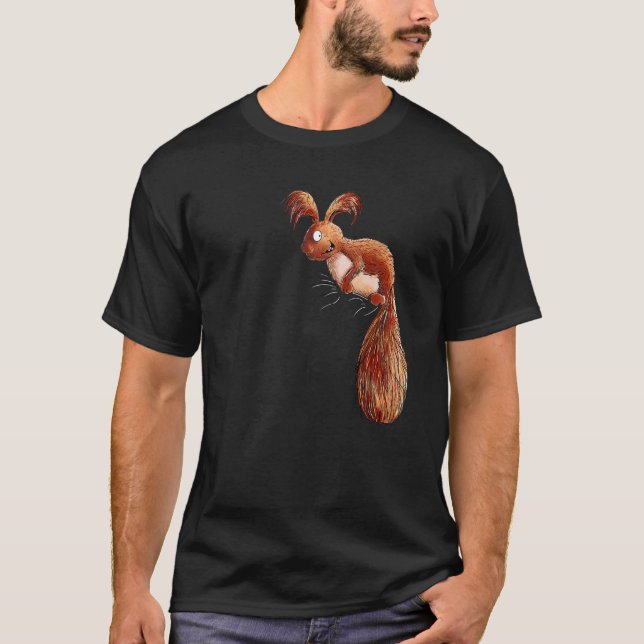 Squirrel I Vild Animal I Squirrel T Shirt (Framsida)