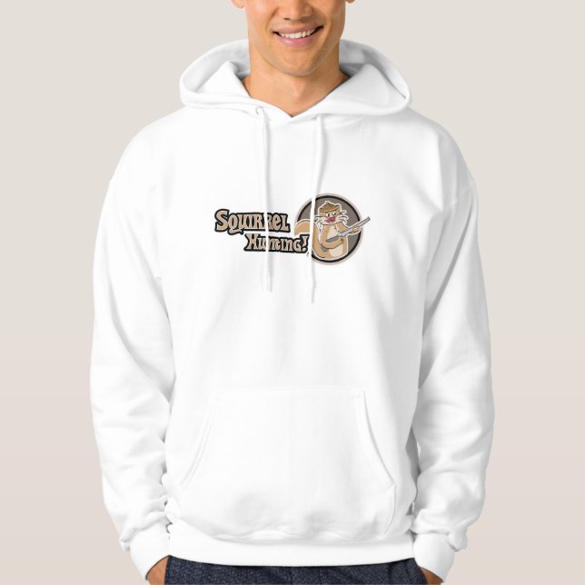 Squirrel jakt hoodie (Framsida)