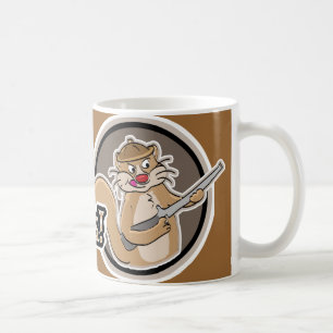 Squirrel jakt kaffemugg