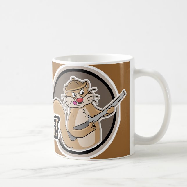 Squirrel jakt kaffemugg (Höger)