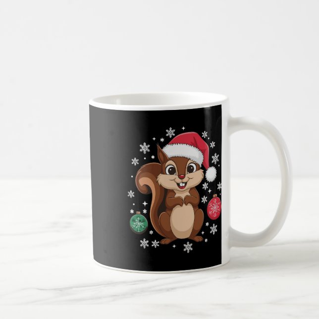 Squirrel Jul Julafton Pajamas Kaffemugg (Höger)