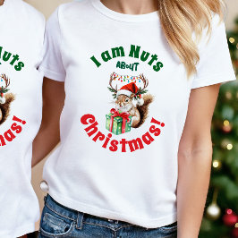 Squirrel jul Ljus T-Shirt for Woman