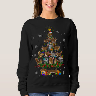 Squirrel Julgran Ljus Sweater Squirrel Ch T Shirt