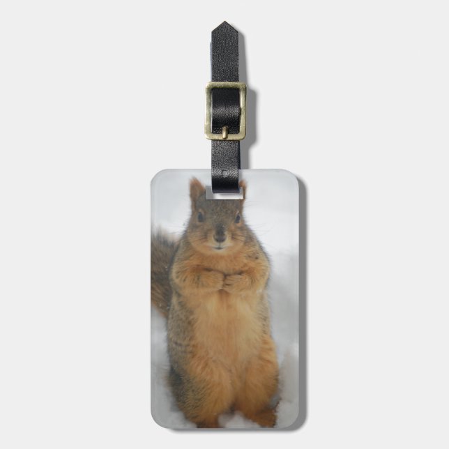 Squirrel Kärlek Bagagebricka (Vertikal Framsida)