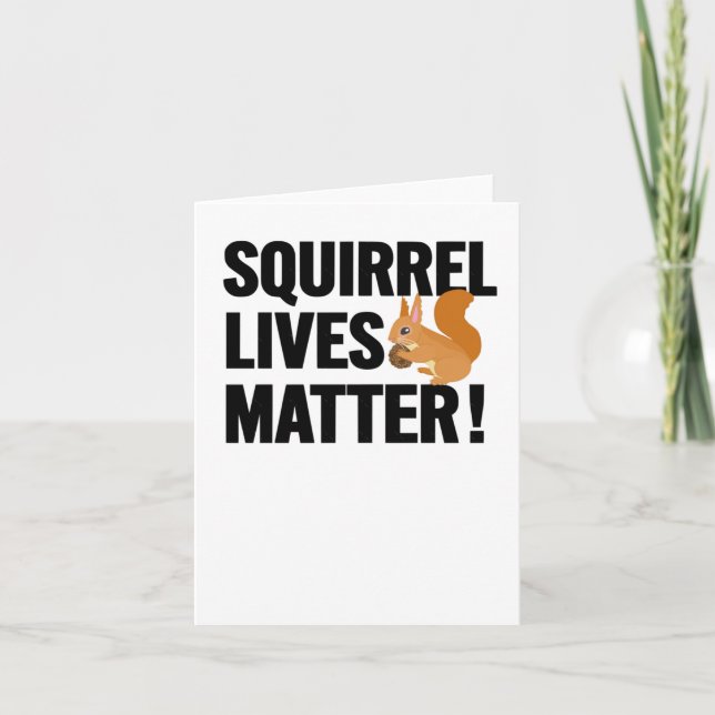 Squirrel Lives Kort (Framsida)