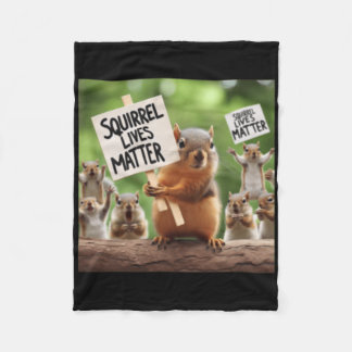 Squirrel Lives Sticker Fleecefilt