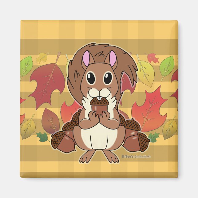 Squirrel - magnet (Framsidan)