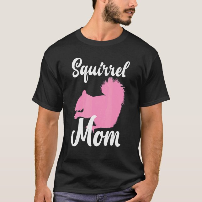Squirrel Mamma T Shirt (Framsida)