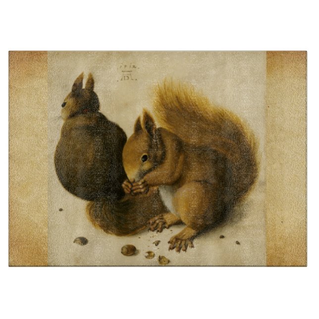 SQUIRREL MED NÖT Albrecht Durer Parchment (Framsidan)