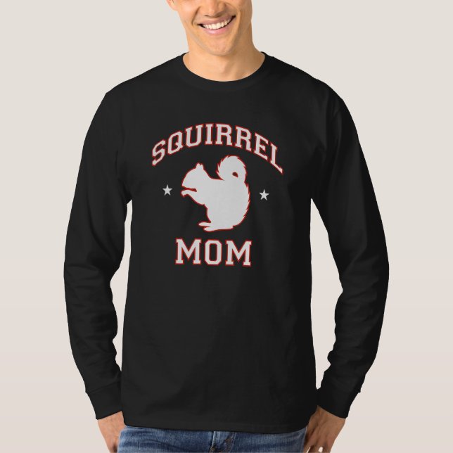 Squirrel Mom T Shirt (Framsida)
