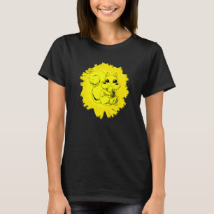 Squirrel Motif Animal Colorful Chipmunk Pet Design T Shirt