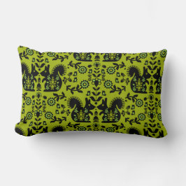 Squirrel Nordic Scandinavian FolArt Lumbarkudde