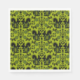 Squirrel Nordic Scandinavian FolArt Pappersservett