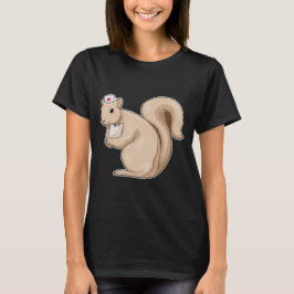 Squirrel Nurse Heart T Shirt