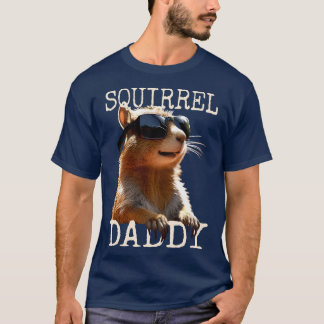 Squirrel pappa Pappa Pappa Fars dag Squirrel Fathe T Shirt