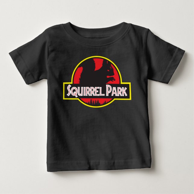 Squirrel Park T-Shirt Baby (Framsida)