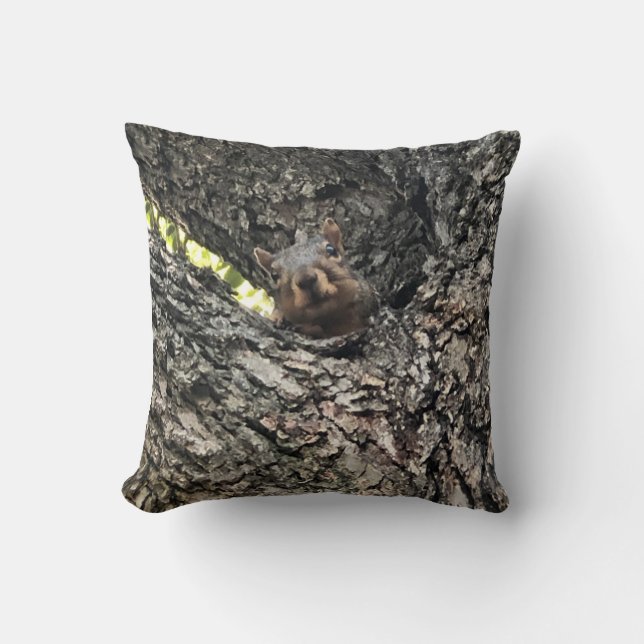 Squirrel Pillow Kudde (Framsida)
