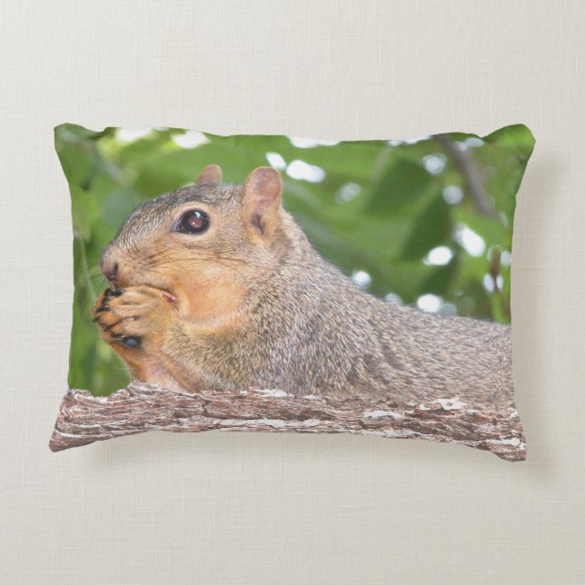 Squirrel Pillow Prydnadskudde (Baksidan)