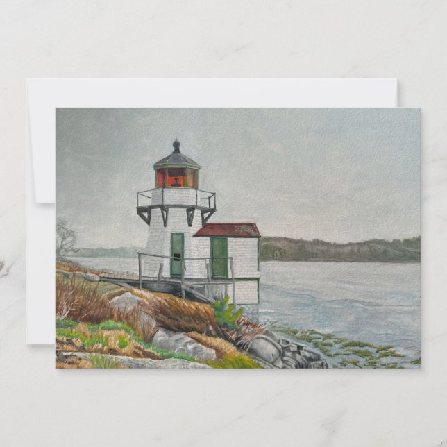 Squirrel Point Light Inbjudningar (Framsida)
