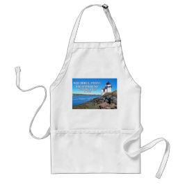 Squirrel Point Lighthouse Maine Cooking Apron Förkläde