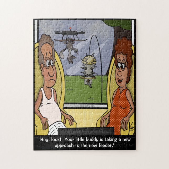 Squirrel Proof Jigszawa Puzzle 252 delarare Pussel (Vertikal)