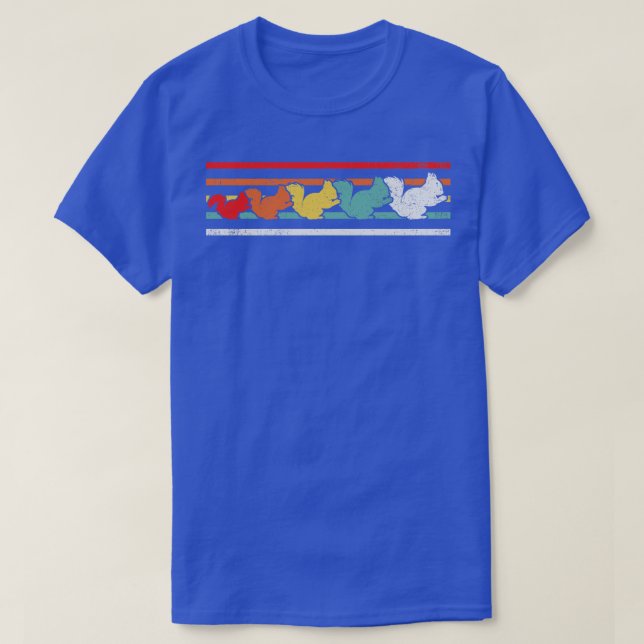 Squirrel Retro T Shirt (Design framsida)