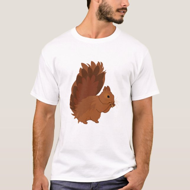 Squirrel Rodent T Shirt (Framsida)