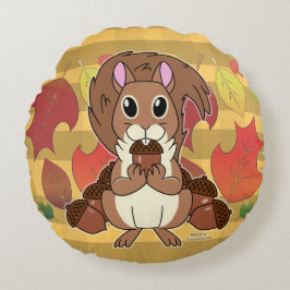 Squirrel - rund kudde