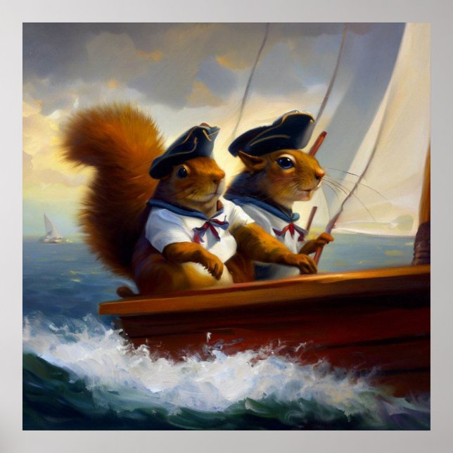 Squirrel Sailors Poster (Framsidan)