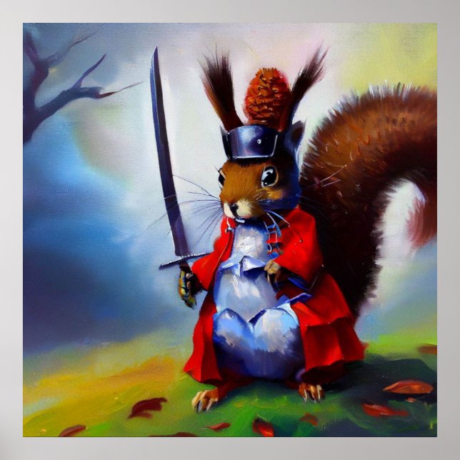 Squirrel Samurai Poster (Framsidan)
