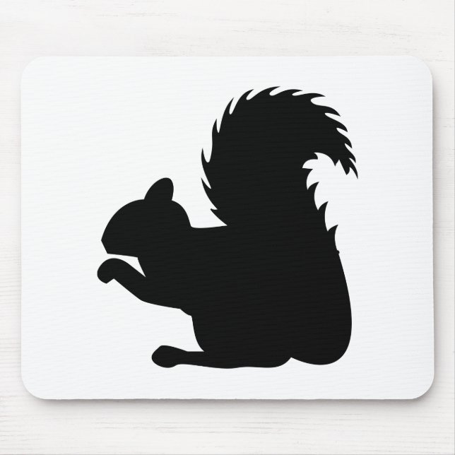 Squirrel Silhouette Musmatta (Framsidan)