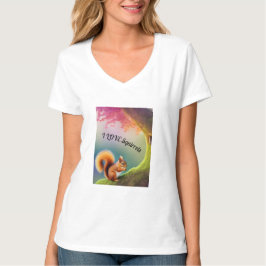 Squirrel Squirrel Wildlife Woodlands sött urbana w T Shirt