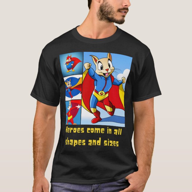 Squirrel Superheroes T-shirt (Framsida)