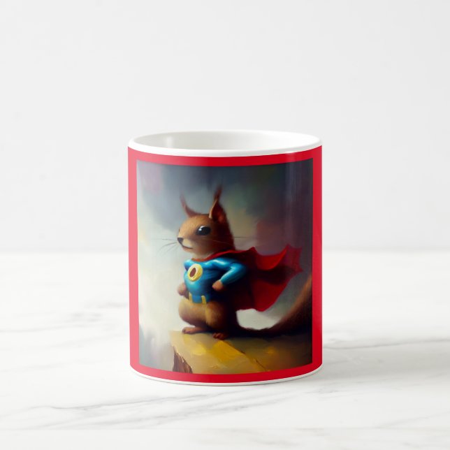 Squirrel Superhjälte Kaffemugg (Center)