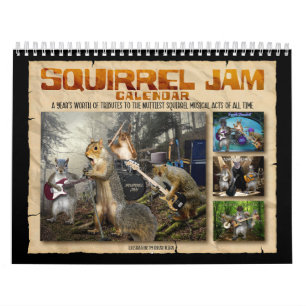 Squirrel Sylt - Nutty Musician Calendar Kalender