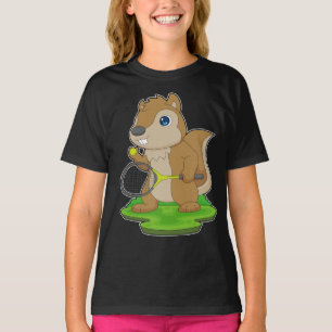 Squirrel Tennis Tennis racket T Shirt