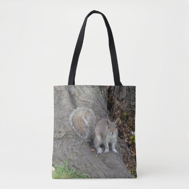Squirrel Tote Bag Tygkasse (Framsida)