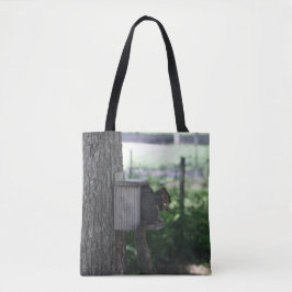 Squirrel Tote Bag Tygkasse