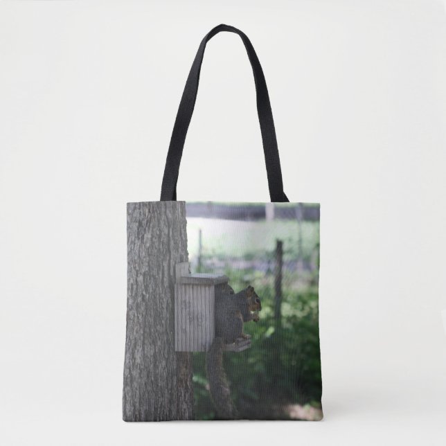 Squirrel Tote Bag Tygkasse (Framsida)