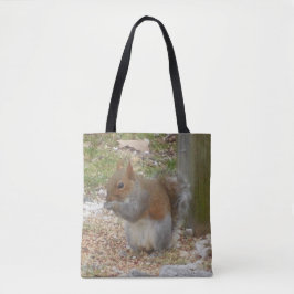 Squirrel Tote Tygkasse