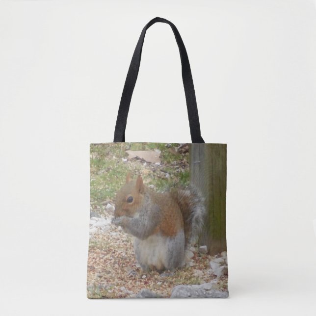 Squirrel Tote Tygkasse (Framsida)