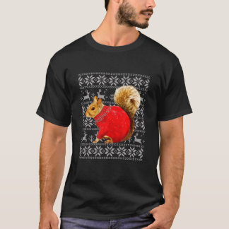 Squirrel Ugly Sweater julfuny Squirrel Lov T Shirt
