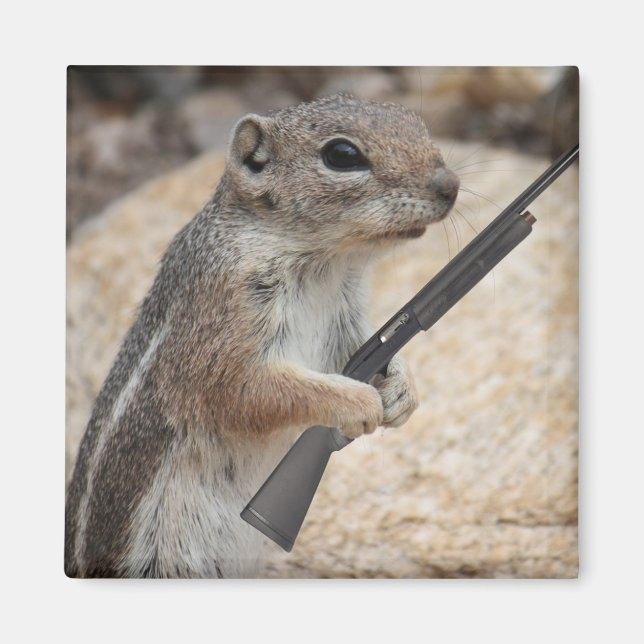 Squirrel Vengeance Magnet (Framsidan)
