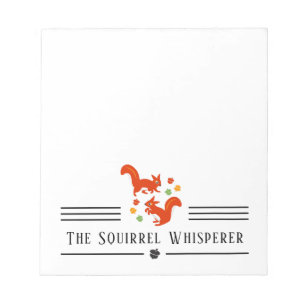 Squirrel Whisperer Anteckningsblock