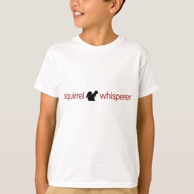 Squirrel Whisperer Kids Shirt Tröja (Framsida)